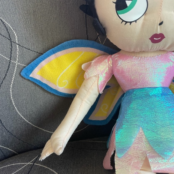 Pink and Blue Dress Betty Boop Fairy Plush 2005 - Picture 3 of 14